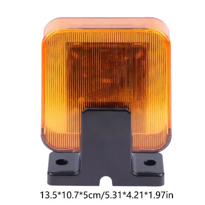 Universal Signal Alarm Garage Door Outdoor Alarm Lamp LED Flashing Warning Light 12V-265V Warning Lamp For Gate Alarm Systems