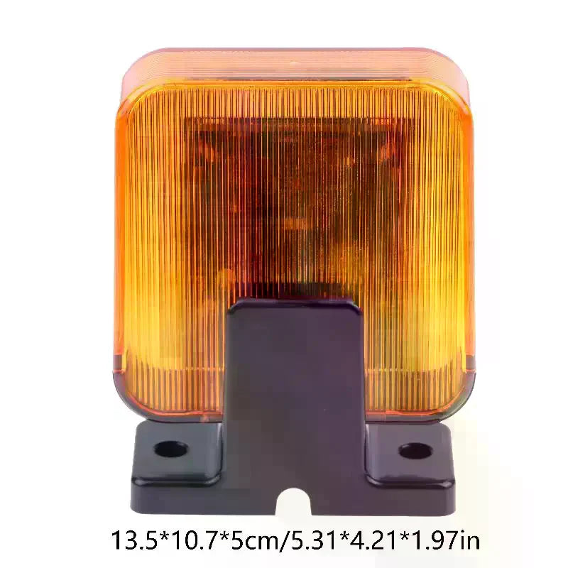 Universal Signal Alarm Garage Door Outdoor Alarm Lamp LED Flashing Warning Light 12V-265V Warning Lamp For Gate Alarm Systems