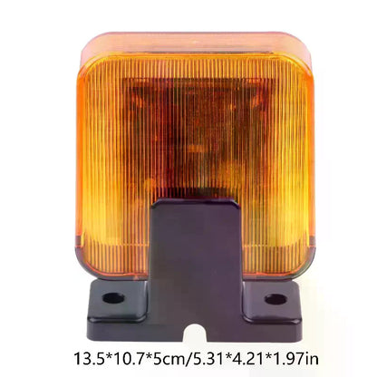 Universal Signal Alarm Garage Door Outdoor Alarm Lamp LED Flashing Warning Light 12V-265V Warning Lamp For Gate Alarm Systems