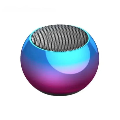 Wireless Bluetooth Speaker Portable Small Steel Gun Metal Heavy Stereo Surround Subwoofer Outdoor Mini Bluetooth Small Speaker